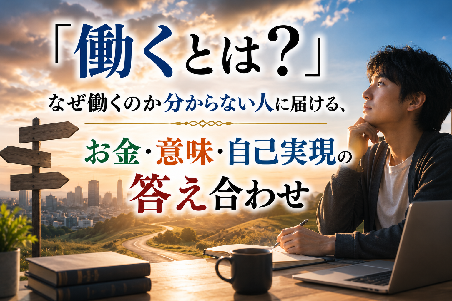 「働くとは？」なぜ働くのか分からない人に届ける、お金・意味・自己実現の答え合わせ